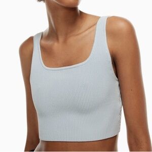 Aritzia Babaton Sculpt Knit Squareneck Cropped Tank (L)
